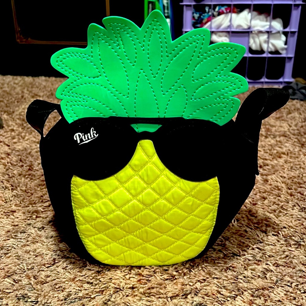 Pink pineapple cooler